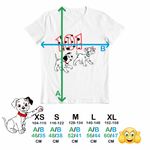 Fashion, accesorii si bijuterii - Copii - Imbracaminte copii - Tricouri copii - Tricou Copii Baieti 101 Dalmatieni Catelusi Dalmatian Puppy, alb, marime XL Copii - Infinity.ro
