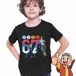 Fashion, accesorii si bijuterii - Copii - Imbracaminte copii - Tricouri copii - Tricou Copii Baieti Avatar Zootopia Judy Six Seven 67 Cele 4 Elemente, negru, marime S Copii - Infinity.ro