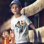 Fashion, accesorii si bijuterii - Copii - Imbracaminte copii - Tricouri copii - Tricou Copii Baieti Avatar Legenda lui Korra Cele 4 Elemente, alb, marime M Copii - Infinity.ro