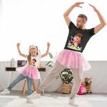 Fashion, accesorii si bijuterii - Copii - Imbracaminte copii - Tricouri copii - Tricou Copii Fete Dora Exploratoarea Looney Tunes Taz Bugs Bunny Sylvester Tweety Baby, negru, marime XL Copii - Infinity.ro
