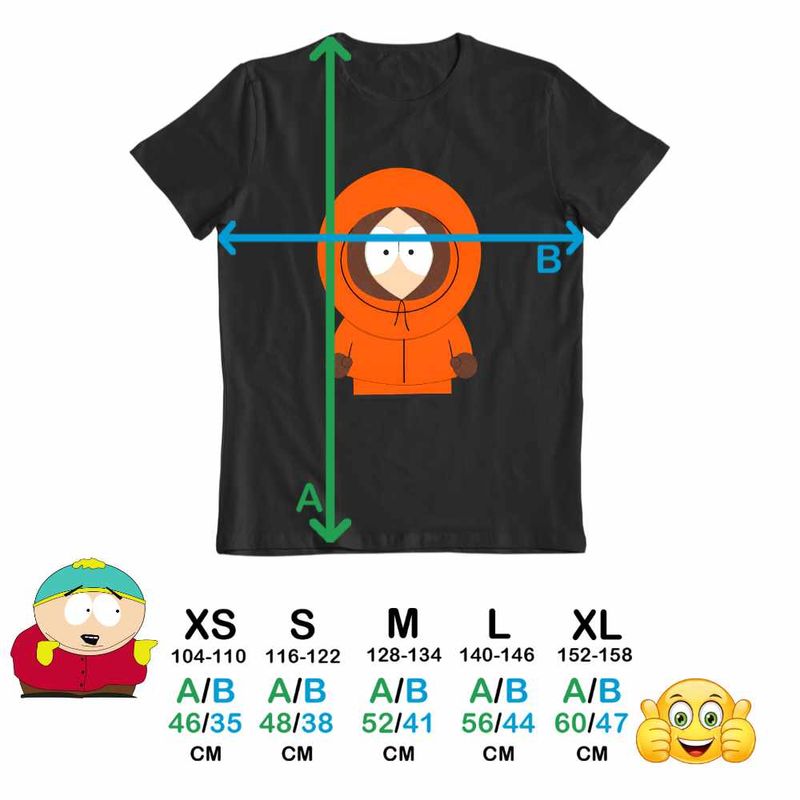 Fashion, accesorii si bijuterii - Copii - Imbracaminte copii - Tricouri copii - Tricou Copii Fete South Park Kenny McCormick, negru, marime XL Copii - Infinity.ro
