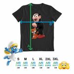 Fashion, accesorii si bijuterii - Barbati - Imbracaminte - Tricouri si bluze barbati - Tricou Barbati Strumfii Gargamel Azrael Vrajitor, negru, marime S - Infinity.ro