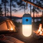 Sport si Outdoor - Camping - Articole solare camping - Lampi si lanterne camping - Lampa camping cu 3 intensitati de lumina, 8 x LED, Redcliffs, culoare albastru - Infinity.ro