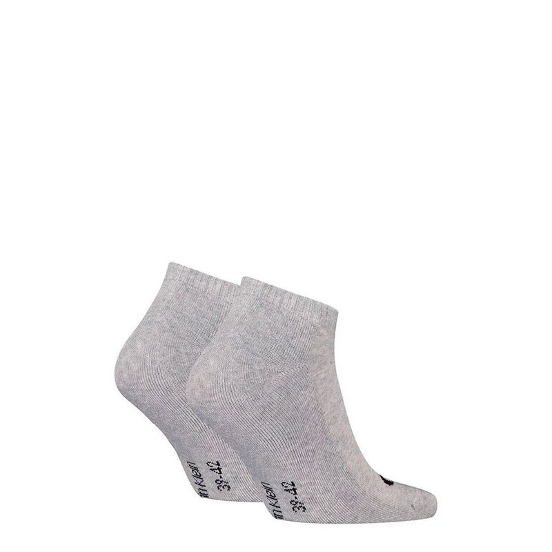 Fashion, accesorii si bijuterii - Barbati - Lenjerie si pijamale barbati - Sosete si ciorapi barbati - Set 2 perechi sosete scurte Calvin Klein Jeans 701228807 43-46 EU Gri - Infinity.ro