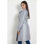 Fashion, accesorii si bijuterii - Femei - Imbracaminte femei - Paltoane si trenciuri femei - Trenci dama cu imprimeu Guess W3YL03 Argintiu M INTL - Infinity.ro
