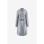 Fashion, accesorii si bijuterii - Femei - Imbracaminte femei - Paltoane si trenciuri femei - Trenci dama cu imprimeu Guess W3YL03 Argintiu M INTL - Infinity.ro