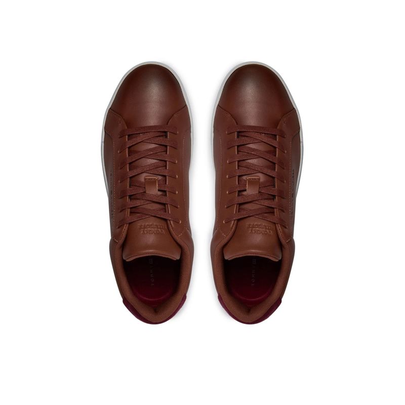 Fashion, accesorii si bijuterii - Barbati - Incaltaminte barbati - Pantofi barbati - Pantofi barbati Tommy Hilfiger FM0FM05207 43 EU Maro - Infinity.ro