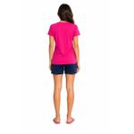 Fashion, accesorii si bijuterii - Femei - Lenjerie si pijamale femei - Pijamale femei - Pijama dama Lotto LP5242, set 2 piese din bumbac L INTL Fucsia - Infinity.ro