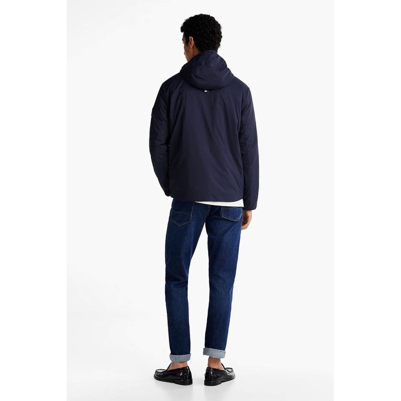 Fashion, accesorii si bijuterii - Barbati - Imbracaminte - Jachete si geci barbati - Geaca  barbati Tommy Hilfiger MW0MW38058 S INTL Bleumarin - Infinity.ro
