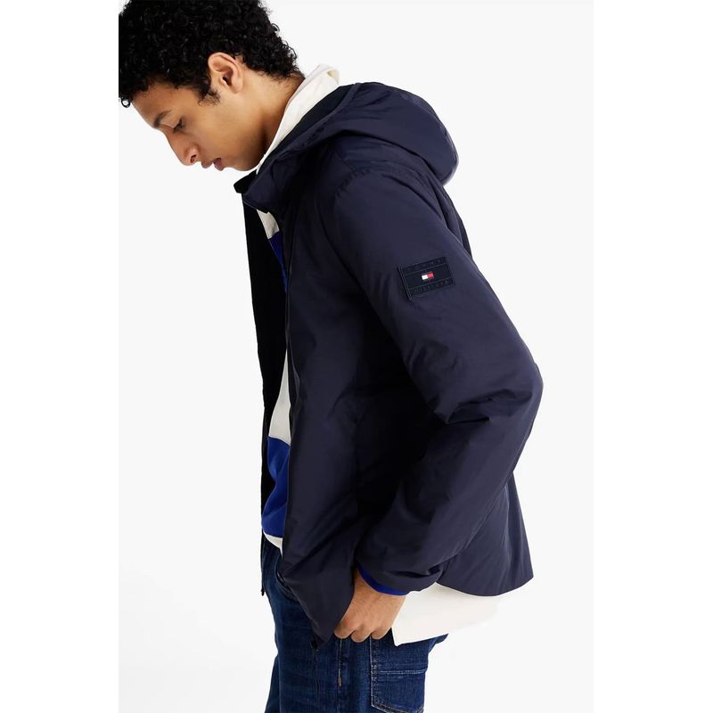 Fashion, accesorii si bijuterii - Barbati - Imbracaminte - Jachete si geci barbati - Geaca  barbati Tommy Hilfiger MW0MW38058 S INTL Bleumarin - Infinity.ro