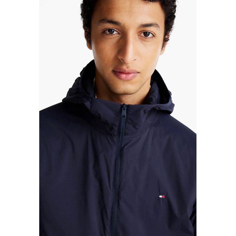 Fashion, accesorii si bijuterii - Barbati - Imbracaminte - Jachete si geci barbati - Geaca  barbati Tommy Hilfiger MW0MW38058 S INTL Bleumarin - Infinity.ro