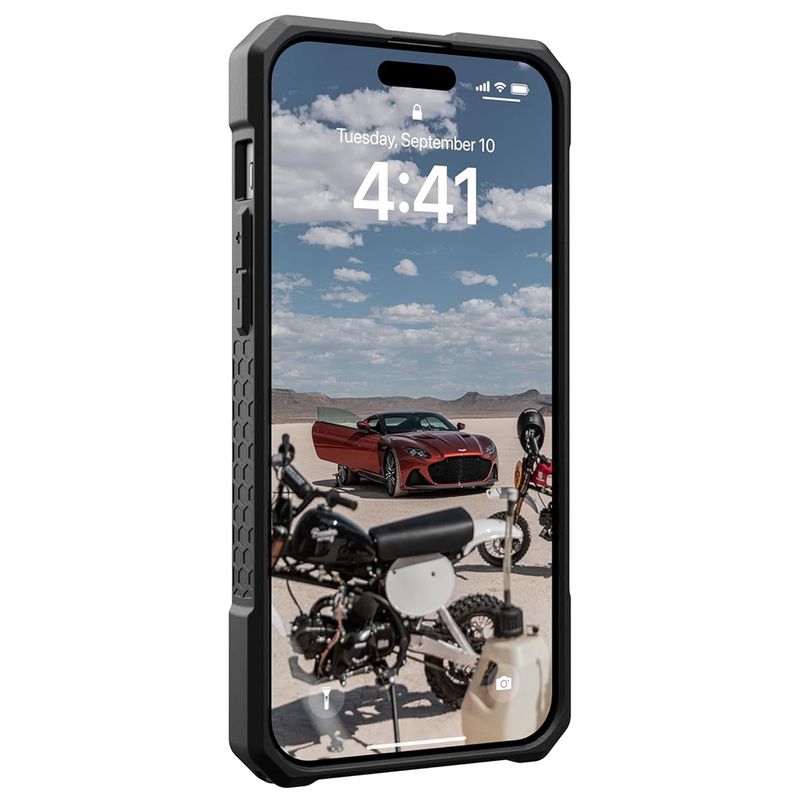 Laptop, Telefoane si Tablete - Telefoane mobile si accesorii - Accesorii Telefoane - Huse telefoane - Husa pentru iPhone 15 Plus - UAG Monarch Pro - Carbon Fiber - Infinity.ro
