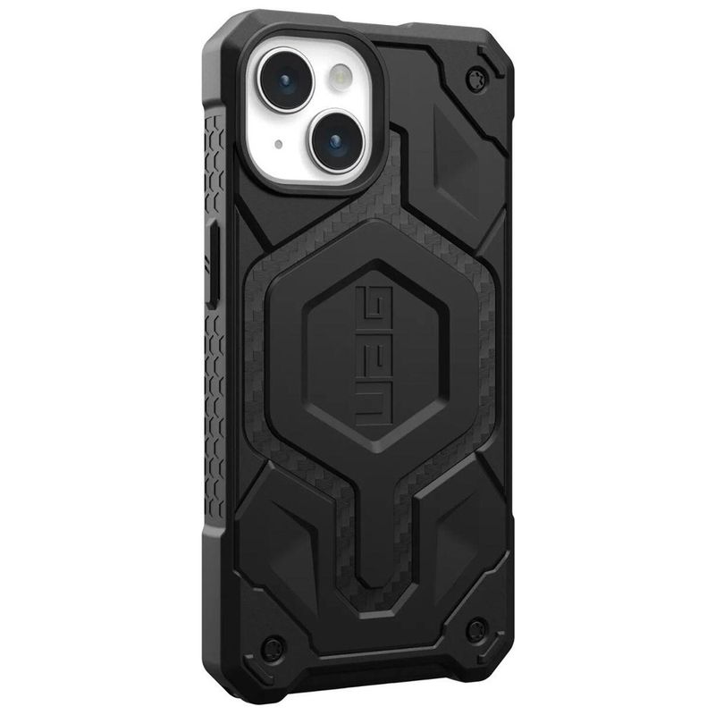Laptop, Telefoane si Tablete - Telefoane mobile si accesorii - Accesorii Telefoane - Huse telefoane - Husa pentru iPhone 15 Plus - UAG Monarch Pro - Carbon Fiber - Infinity.ro