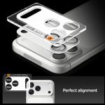 Laptop, Telefoane si Tablete - Telefoane mobile si accesorii - Accesorii Telefoane - Folii protectie telefoane - Folie Camera pentru iPhone 17 Pro - Spigen Glas.tR Optik EZ Fit Pro XL (AGL10647) - Silver - Infinity.ro