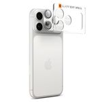 Laptop, Telefoane si Tablete - Telefoane mobile si accesorii - Accesorii Telefoane - Folii protectie telefoane - Folie Camera pentru iPhone 17 Pro - Spigen Glas.tR Optik EZ Fit Pro XL (AGL10647) - Silver - Infinity.ro