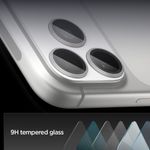 Laptop, Telefoane si Tablete - Telefoane mobile si accesorii - Accesorii Telefoane - Folii protectie telefoane - Folie Camera pentru iPhone 17 Pro - Spigen Glas.tR Optik EZ Fit Pro XL (AGL10647) - Silver - Infinity.ro