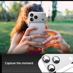 Laptop, Telefoane si Tablete - Telefoane mobile si accesorii - Accesorii Telefoane - Folii protectie telefoane - Folie Camera pentru iPhone 17 Pro - Spigen Glas.tR Optik EZ Fit Pro XL (AGL10647) - Silver - Infinity.ro