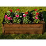 Casa si Gradina - Gradinarit si plante - Plante si ghivece - Ghivece si suporturi - Strat inaltat de gradina, maro, otel, NONKY TIP 4 - Infinity.ro