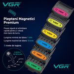 Ingrijire personala si Cosmetice - Aparate & accesorii ingrijire personala - Aparate de ras si tuns - Aparate de tuns - Aparat de tuns Profesional VGR V-889C, Motor 9000 RPM, Lame Ceramice, Ecran LED, Autonomie 180 Minute - Infinity.ro