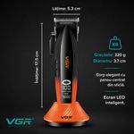Ingrijire personala si Cosmetice - Aparate & accesorii ingrijire personala - Aparate de ras si tuns - Aparate de tuns - Aparat de tuns Profesional VGR V-889C, Motor 9000 RPM, Lame Ceramice, Ecran LED, Autonomie 180 Minute - Infinity.ro