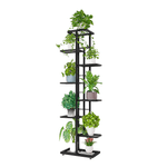 Casa si Gradina - Gradinarit si plante - Plante si ghivece - Ghivece si suporturi - Suport pentru flori din metal, gri inchis, BAMIR TIP 4 - Infinity.ro