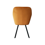 Casa si Gradina - Mobilier - Scaune si fotolii - Scaune - Fotoliu, material de catifea mustar/negru, ZERON NEW - Infinity.ro