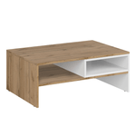 Casa si Gradina - Mobilier - Mese si birouri - Masute de cafea - Masuta 90, alb/ stejar wotan, VILGO - Infinity.ro