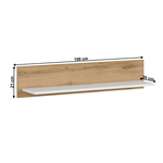 Casa si Gradina - Mobilier - Biblioteci si rafturi - Etajere - Raft 100, alb, VILGO - Infinity.ro