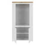 Casa si Gradina - Mobilier - Dulapuri si sifoniere - Dulapuri - Dulap 4D, alb lucios/ stejar wotan, VILGO - Infinity.ro