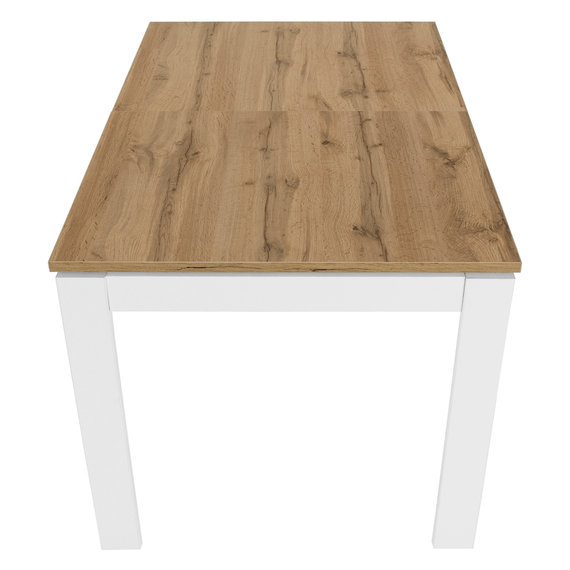 Casa si Gradina - Mobilier - Mese si birouri - Mese bucatarie si dining - Masa plianta, alb/ stejar wotan 135-184x86 cm, VILGO - Infinity.ro