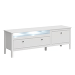 Casa si Gradina - Mobilier - Comode si corpuri - Comode - Masa TV 1S1K/160, alba, OLJE - Infinity.ro