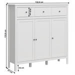 Casa si Gradina - Mobilier - Comode si corpuri - Comode - Comoda 3D3S, alb, OLJE - Infinity.ro