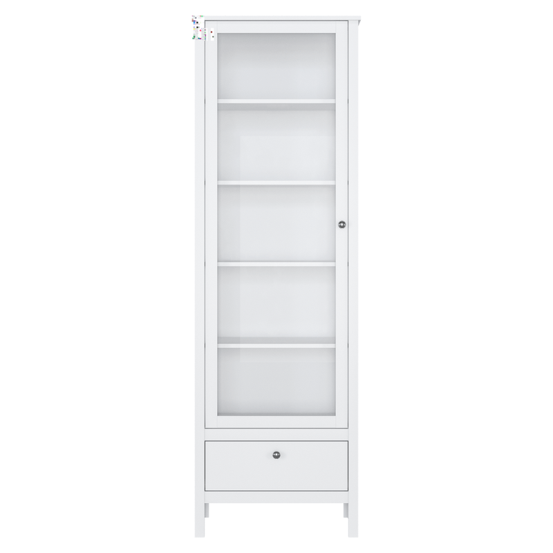 Casa si Gradina - Mobilier - Comode si corpuri - Corpuri bucatarie - Vitrina 1W1S, alb, OLJE - Infinity.ro