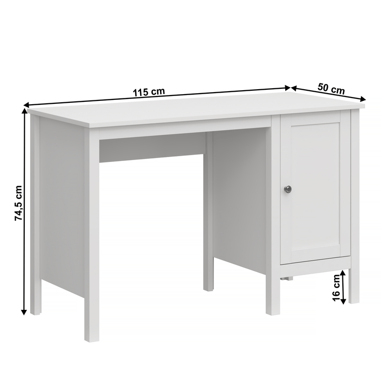 Casa si Gradina - Mobilier - Mese si birouri - Birouri - Masa PC 1D/1155, alba, OLJE - Infinity.ro