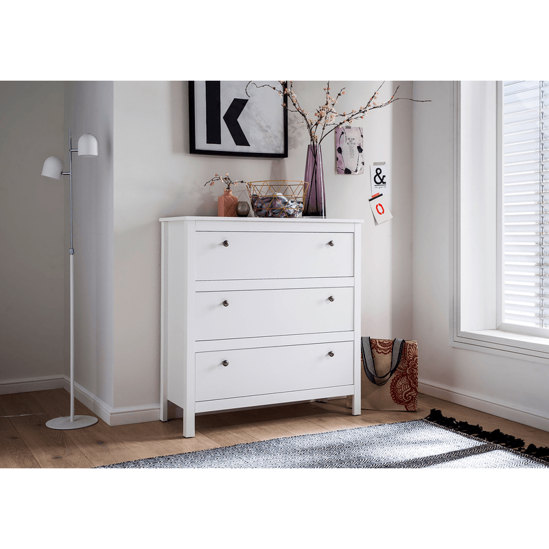 Casa si Gradina - Mobilier - Dulapuri si sifoniere - Dulapuri - Comoda 3S, alb, OLJE - Infinity.ro