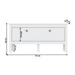 Casa si Gradina - Mobilier - Dulapuri si sifoniere - Dulapuri pantofi - Suport pantofi 1K, alb, OLJE - Infinity.ro