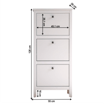 Casa si Gradina - Mobilier - Dulapuri si sifoniere - Dulapuri pantofi - Suport pantofi 3K, alb, OLJE - Infinity.ro