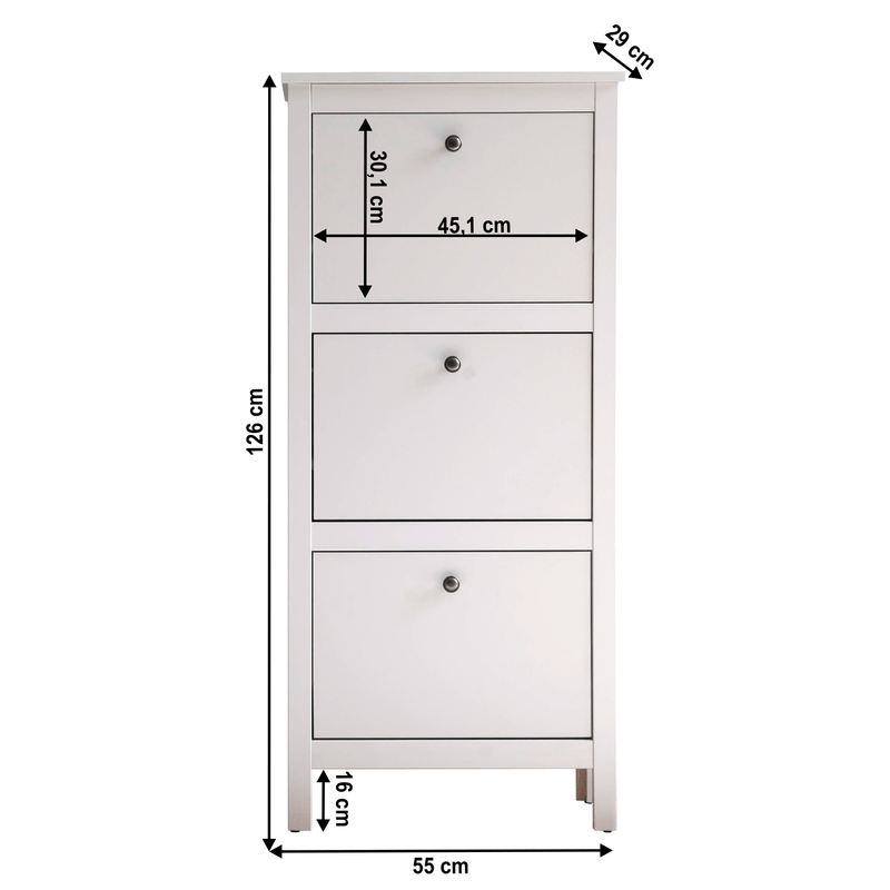 Casa si Gradina - Mobilier - Dulapuri si sifoniere - Dulapuri pantofi - Suport pantofi 3K, alb, OLJE - Infinity.ro