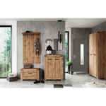 Casa si Gradina - Mobilier - Dulapuri si sifoniere - Dulapuri - Dulap 2D1S, stejar wotan, MORATIZ - Infinity.ro