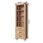 Casa si Gradina - Mobilier - Biblioteci si rafturi - Etajere - Raft 3S, stejar wotan, MORATIZ - Infinity.ro