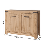 Casa si Gradina - Mobilier - Comode si corpuri - Comode - Comoda 2D, stejar wotan, MORATIZ - Infinity.ro