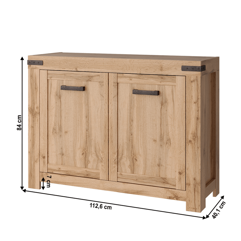 Casa si Gradina - Mobilier - Comode si corpuri - Comode - Comoda 2D, stejar wotan, MORATIZ - Infinity.ro