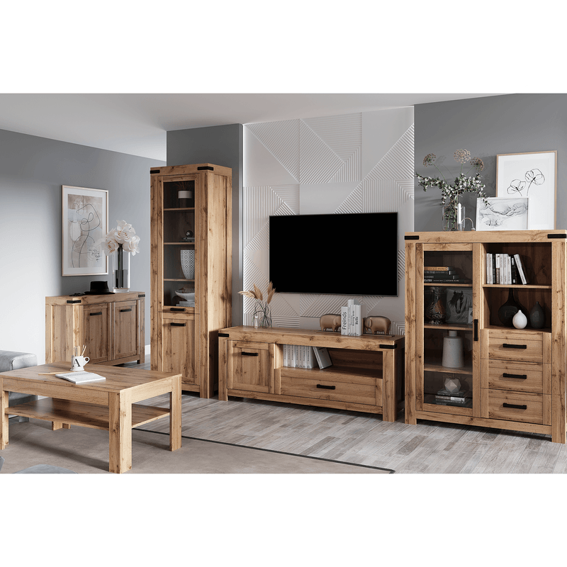 Casa si Gradina - Mobilier - Comode si corpuri - Comode - Comoda 2D, stejar wotan, MORATIZ - Infinity.ro