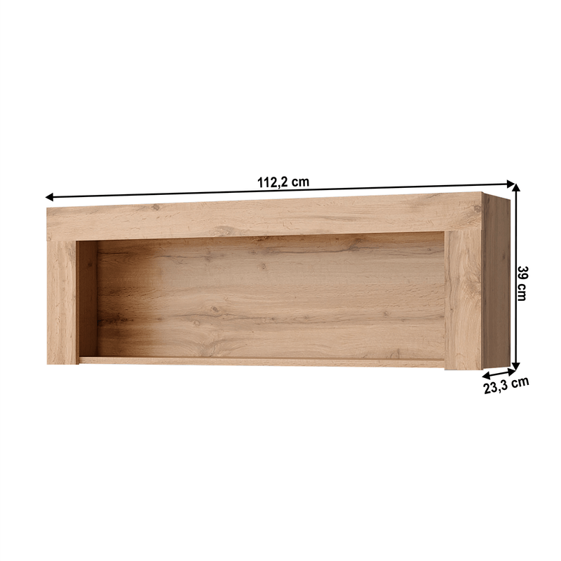 Casa si Gradina - Mobilier - Biblioteci si rafturi - Etajere - Raft suspendat 110, stejar wotan, MORATIZ - Infinity.ro
