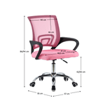 Casa si Gradina - Mobilier - Scaune si fotolii - Scaune - Scaun de birou, roz/ negru, DEX 4 NEW - Infinity.ro