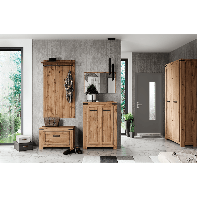 Casa si Gradina - Mobilier - Comode si corpuri - Comode - Comoda 2D/ 80, stejar wotan, MORATIZ - Infinity.ro