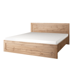 Casa si Gradina - Mobilier - Paturi si accesorii - Paturi - Pat matrimonial, 180x200, stejar wotan, MORATIZ - Infinity.ro