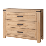 Casa si Gradina - Mobilier - Comode si corpuri - Comode - Comoda 3S, stejar wotan, MORATIZ - Infinity.ro