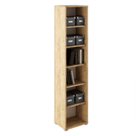 Casa si Gradina - Mobilier - Biblioteci si rafturi - Etajere - Raft inalt, stejar artizan/alb, RIOMA TYP 02 - Infinity.ro