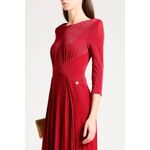 Fashion, accesorii si bijuterii - Femei - Imbracaminte femei - Rochii femei - Rochie maxi dama Liu Jo cu efect glitter JF3041J1923 - Infinity.ro